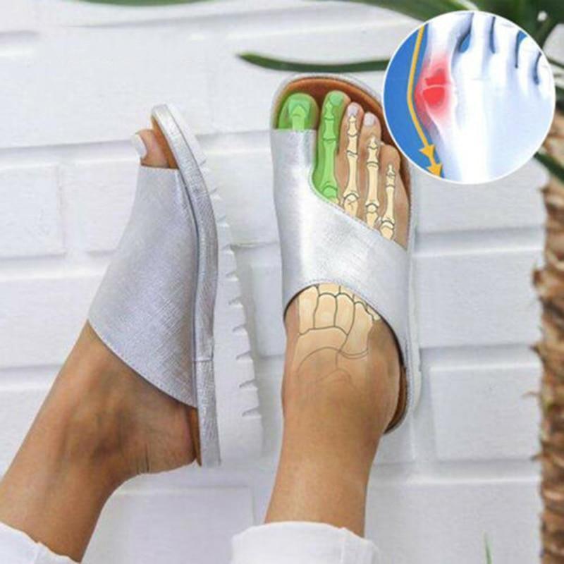 Orthopedische Dames Teenslippers met Voetbed Ondersteuning Meerkleurig | Sansoti