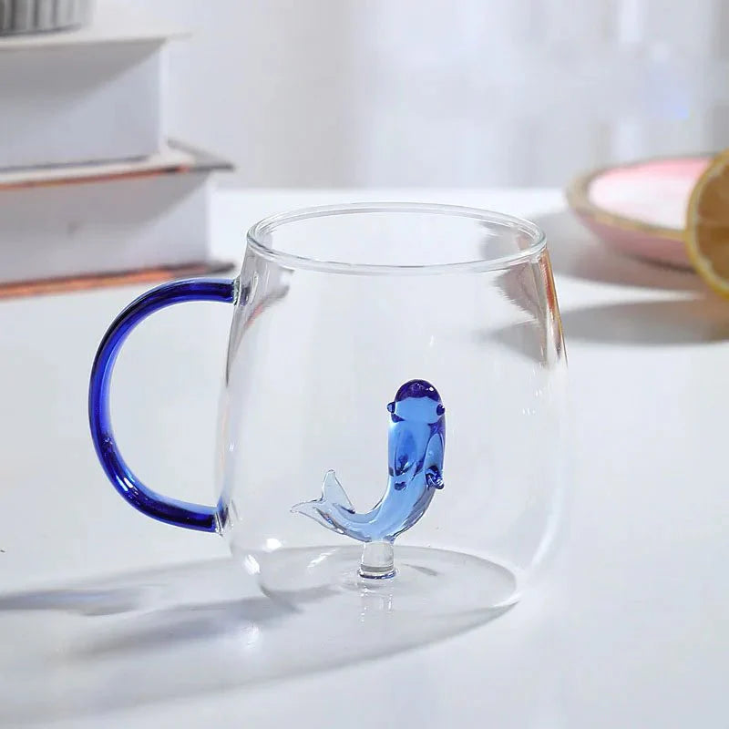 Glastasse mit 3D-Tierfigur | Restfield