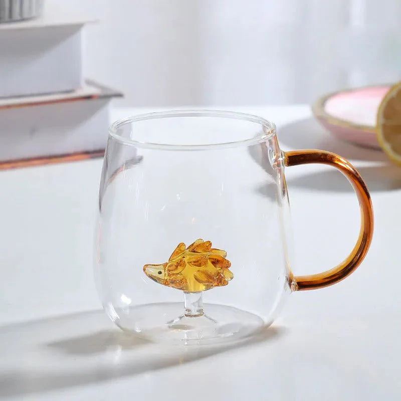 Glastasse mit 3D-Tierfigur | Restfield