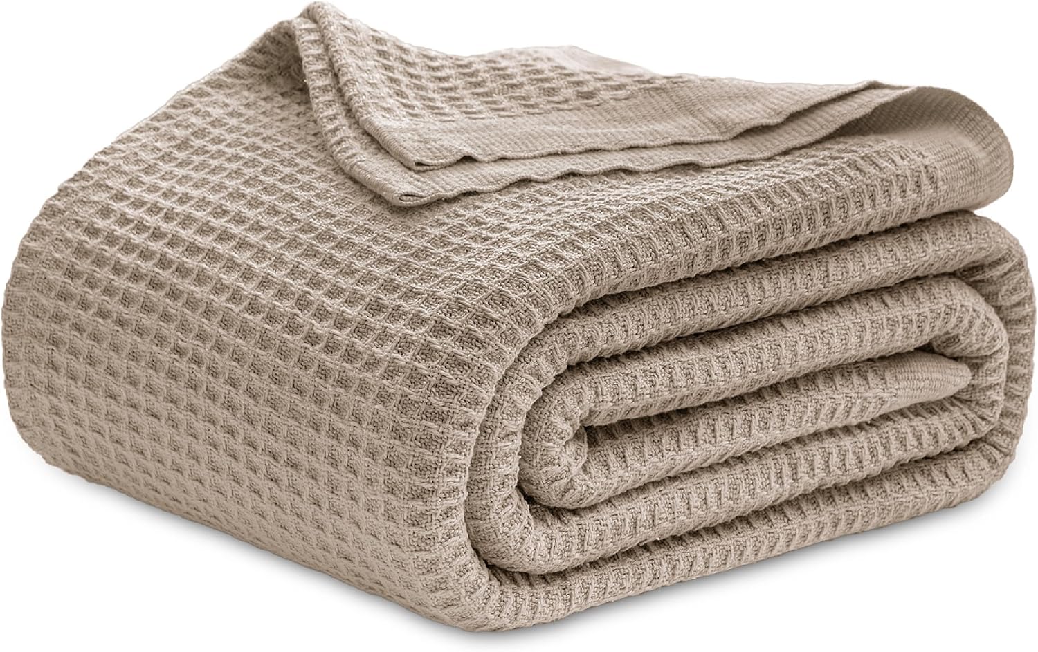 Lichtgewicht Katoenen Wafelplaid Tweepersoonsbed Zacht Ademend Deken Scandinavisch Design 90x90 cm Woonkamer | Sansoti
