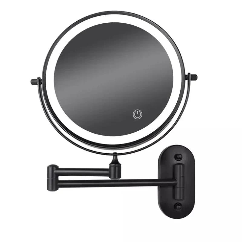 Miroir de maquillage LED éclairé pour salle de bain et maquillage | Grossissant et rechargeable | Restfield
