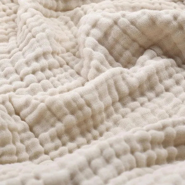 Couverture en peluche à texture respirante 130-230 cm, couverture toutes saisons pour salon, chambre, lit, canapé et détente | Sansoti