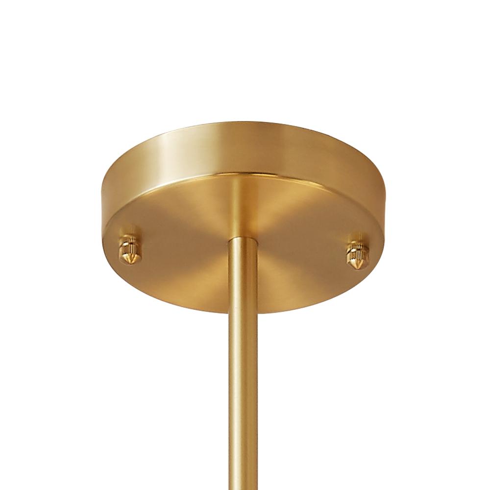 Moderne Sputnik-Kronleuchter mit Opalglaskugeln in Gold oder Schwarz – dimmbare Design-Hängelampe 6, 8 oder 12 Flammen | Restfield