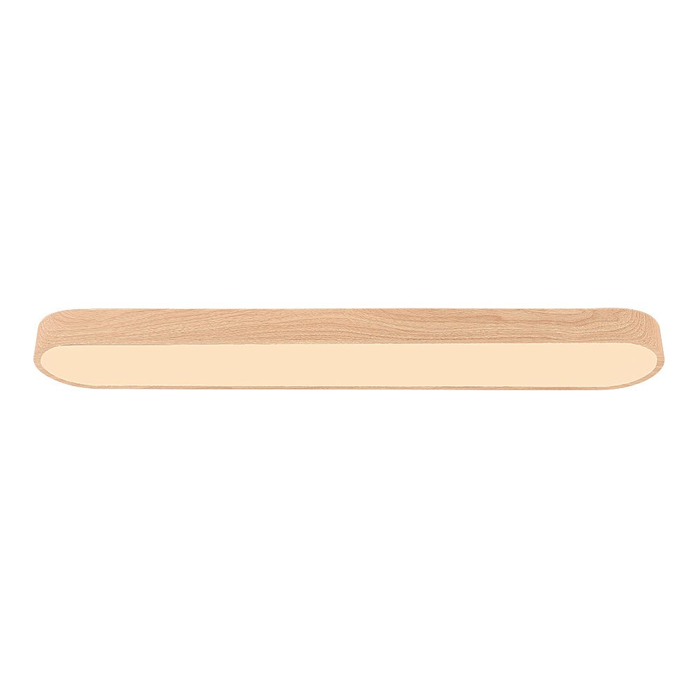Deckenlampe Oval LED Holzoptik Metall 65-90cm Warmweiß Kaltweiß Wohnzimmer Schlafzimmer