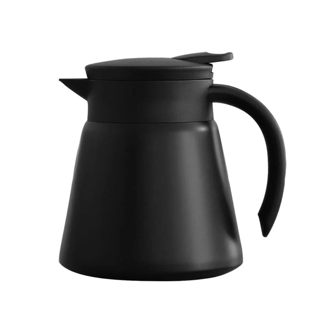 Vacuüm Thermoskan 600ml RVS Dubbelwandig Geïsoleerd voor Koffie Thee Kantoor Keuken Thuis Warm Koud Dranken | Sansoti