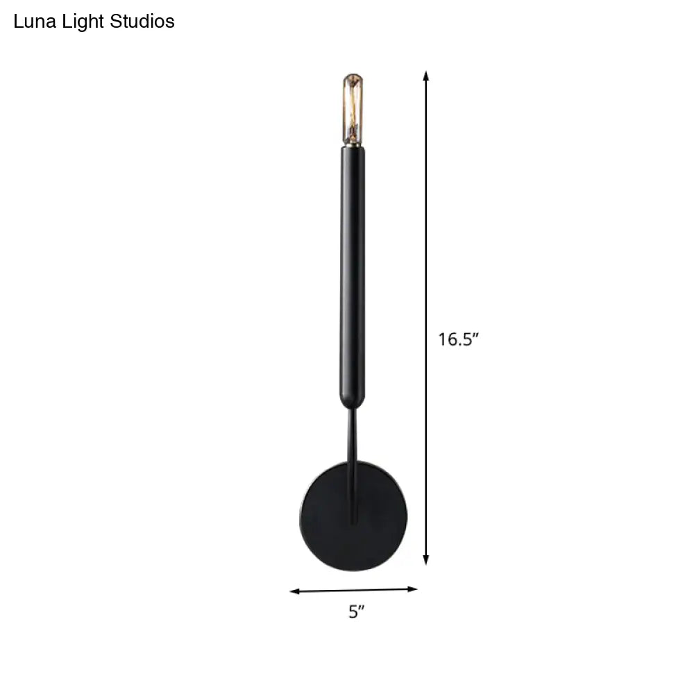 Klassieke Wandlamp Tubelamp – Messing of Zwart Armatuur met Vintage Karakter | Sansoti