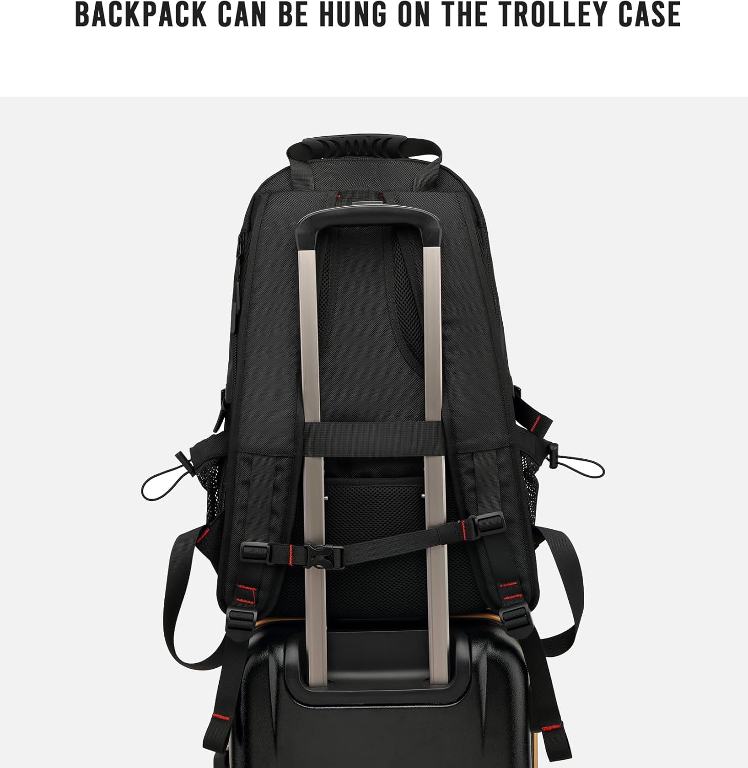 Waterdichte Reisrugzak 60L met USB en Schoenvak | Duurzame Backpack voor Laptops tot 17.3 inch | Anti-diefstal Rugtas voor Vliegreizen | Sansoti