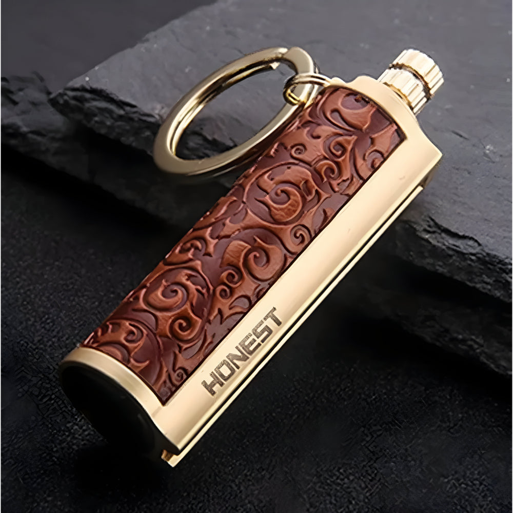 Outdoor Vuurstarter Waterdicht Metaal Herbruikbaar Survival Sleutelhanger | Sansoti
