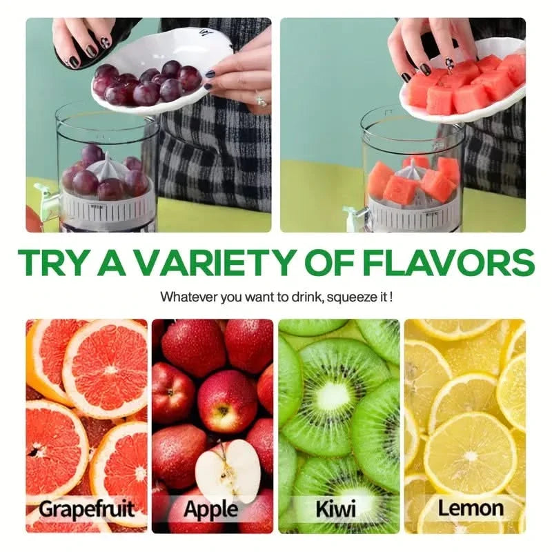 Tragbarer USB-Smoothie-Mixer 250 ml, wiederaufladbarer Entsafter, mobiler Saftbereiter, Küchen-Shaker für unterwegs | Sansoti