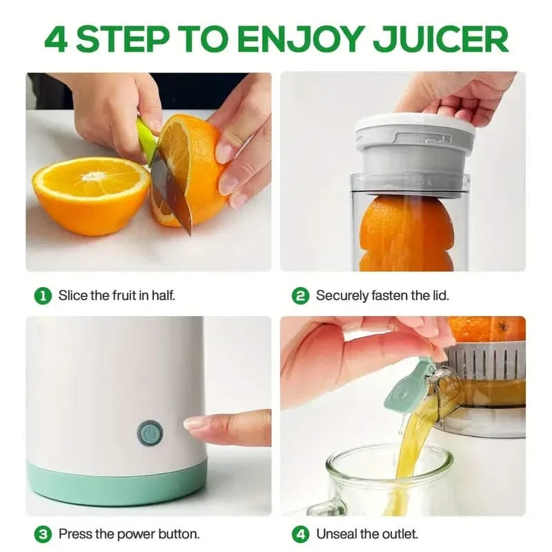 Tragbarer USB-Smoothie-Mixer 250 ml, wiederaufladbarer Entsafter, mobiler Saftbereiter, Küchen-Shaker für unterwegs | Sansoti