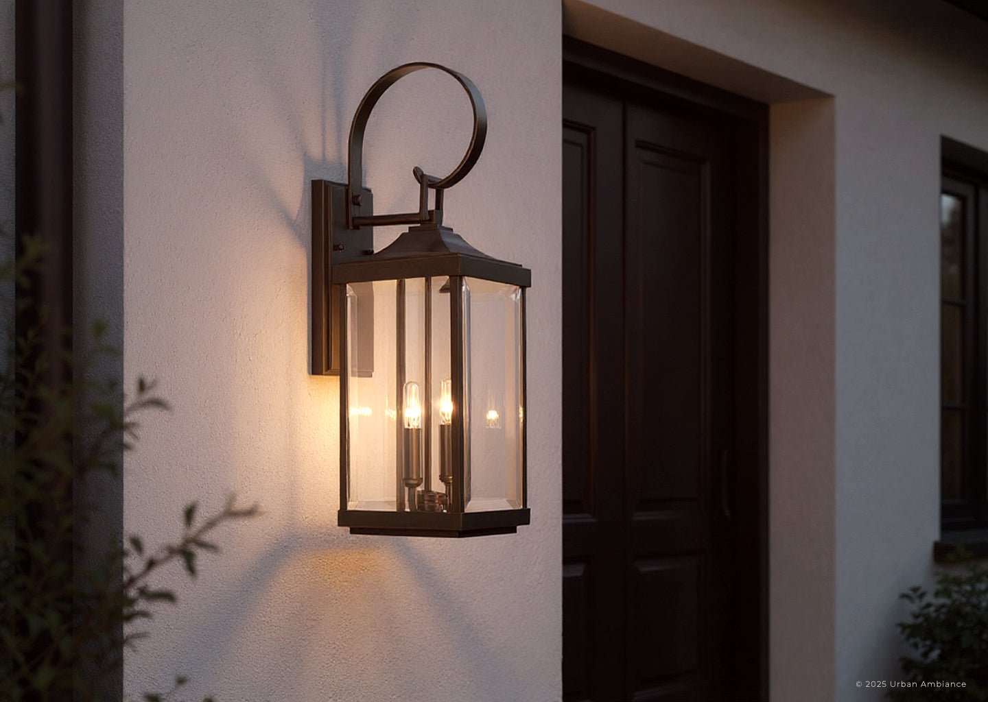 Buitenlamp Wandlamp Klassiek Lantaarn Olde Bronze Aluminium 55cm | Sansoti