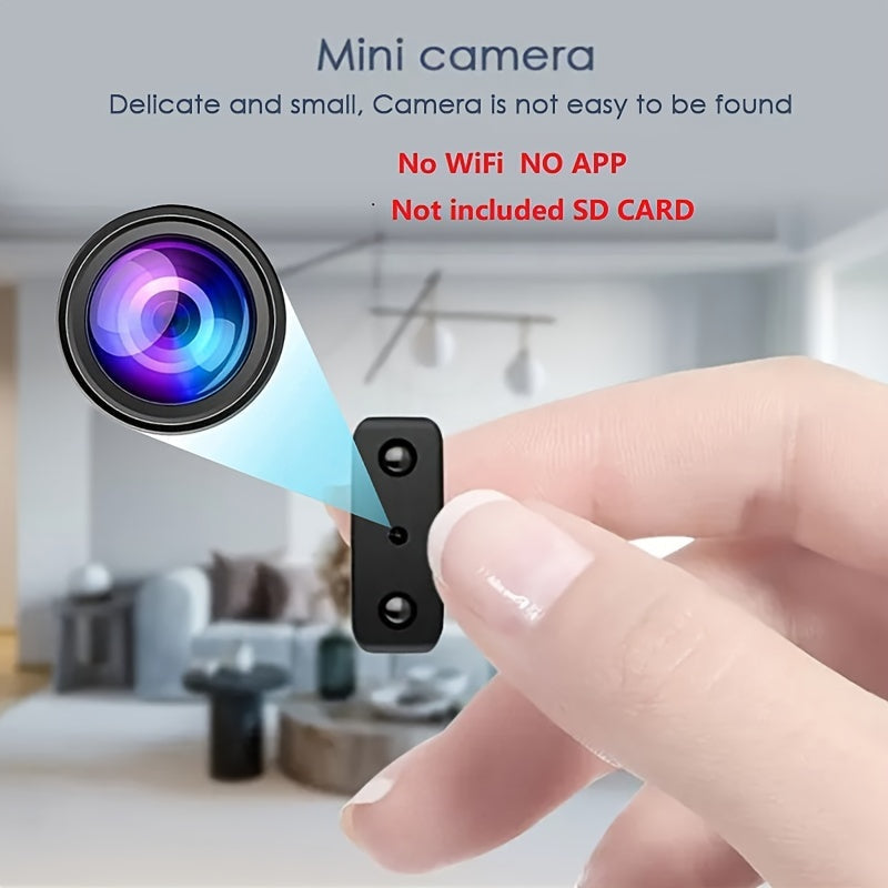 Compacte Beveiligingscamera Full HD met Nachtzicht en Bewegingsdetectie voor Veilig Wonen Thuis Binnen Buiten | Sansoti