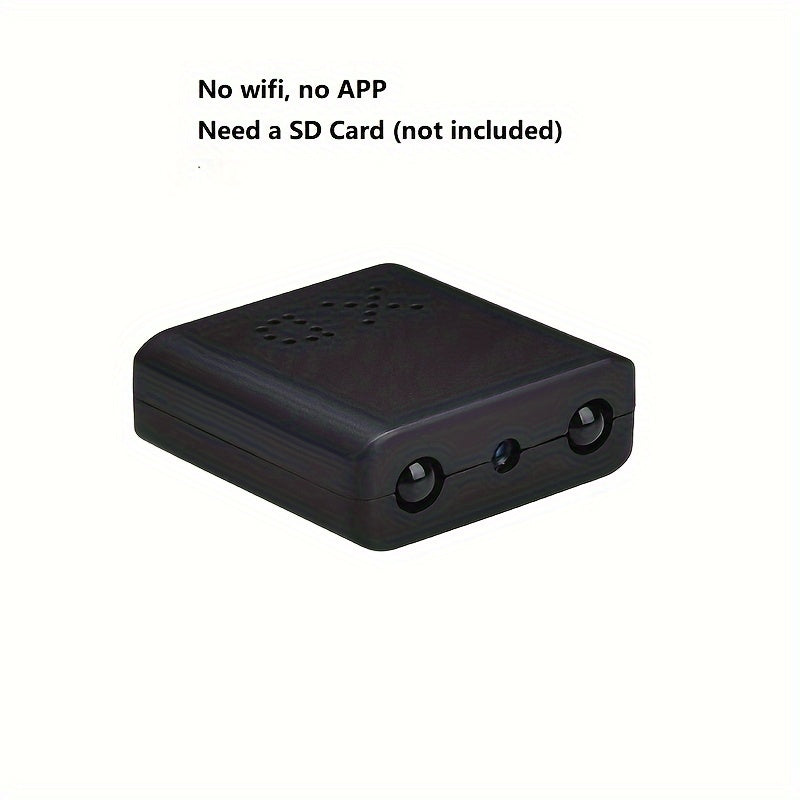 Compacte Beveiligingscamera Full HD met Nachtzicht en Bewegingsdetectie voor Veilig Wonen Thuis Binnen Buiten | Sansoti