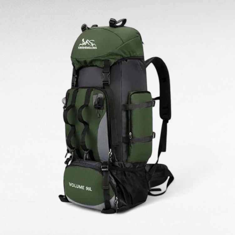 Wasserdichter 90-L-Rucksack zum Wandern, Trekking und Camping, ultraleicht, für Reisen, Outdoor-Aktivitäten, Survival und Bergsteigen | Sansoti