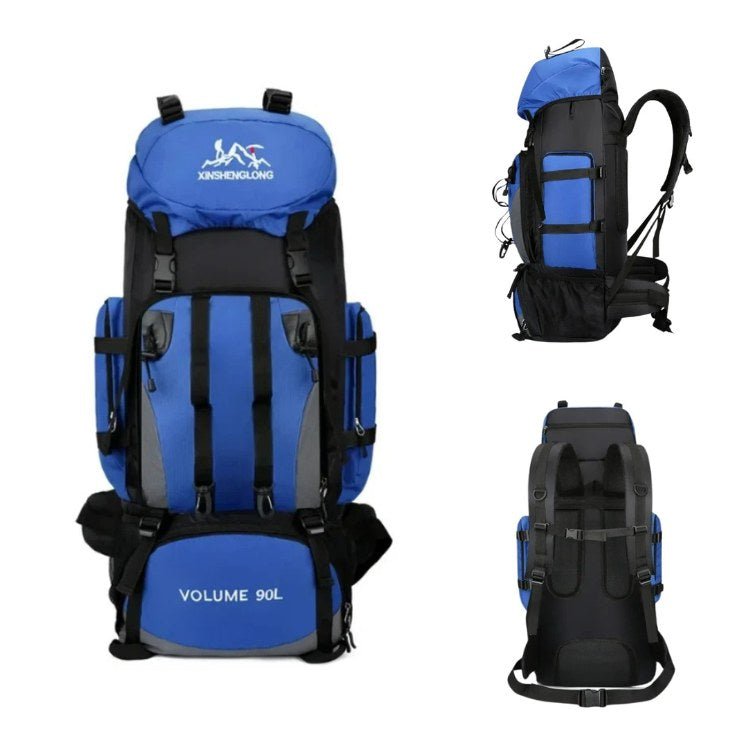 Wasserdichter 90-L-Rucksack zum Wandern, Trekking und Camping, ultraleicht, für Reisen, Outdoor-Aktivitäten, Survival und Bergsteigen | Sansoti