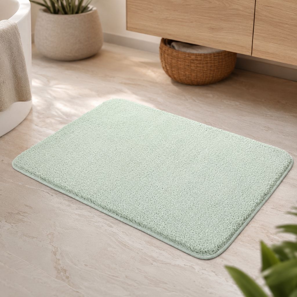 Badmat Microvezel Extra Zacht Antislip 40x60-60x160cm Badkamermat Douchemat Sneldrogend Vochtregulerend | Sansoti