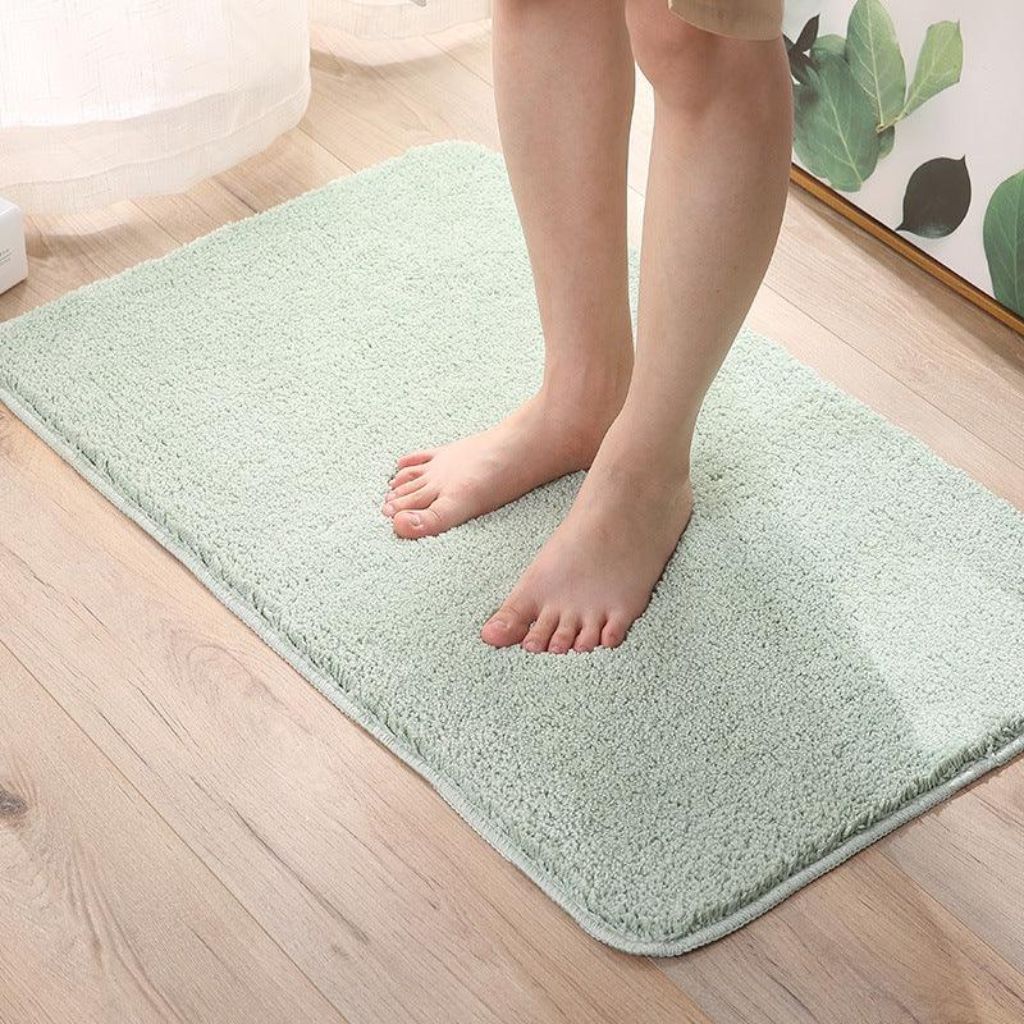 Badmat Microvezel Extra Zacht Antislip 40x60-60x160cm Badkamermat Douchemat Sneldrogend Vochtregulerend | Sansoti