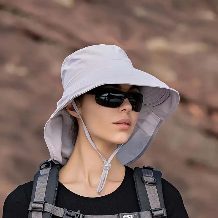 Zonnehoed met UV-Bescherming Ademend Verstelbaar Breed Vizier Dames Heren Zomer Outdoor Strand Tuin Wandelen | Sansoti