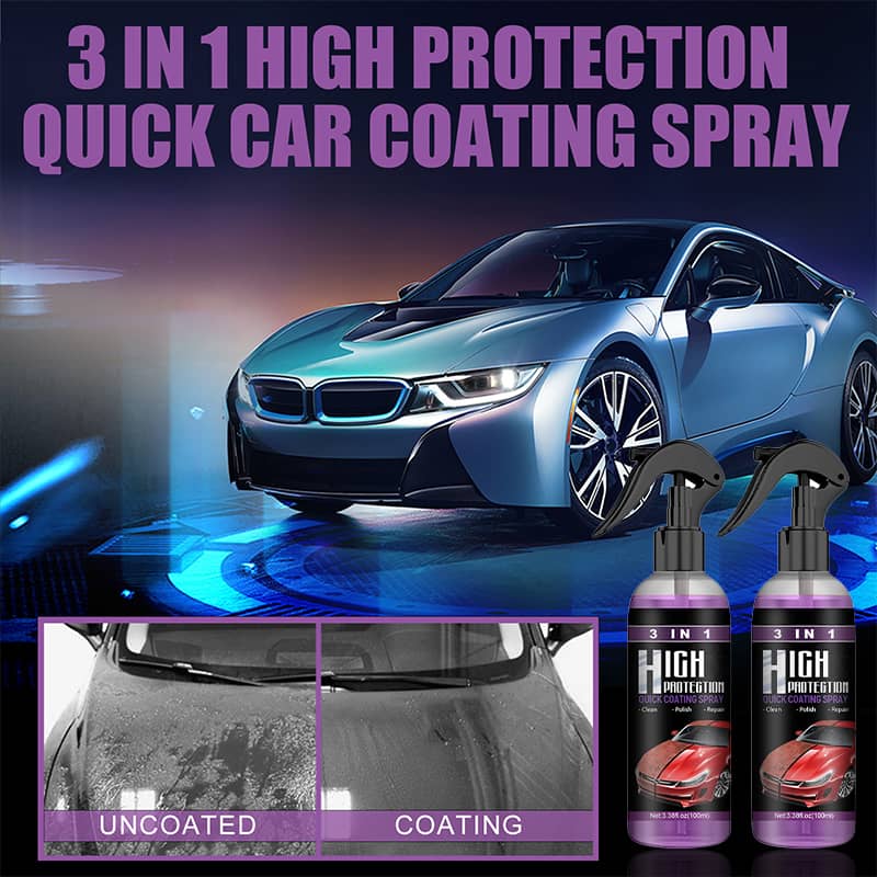 Keramische Coating Spray 3-in-1 Autolak Bescherming Watervrij Reinigen Glans Herstellen Auto Onderhoud | Sansoti