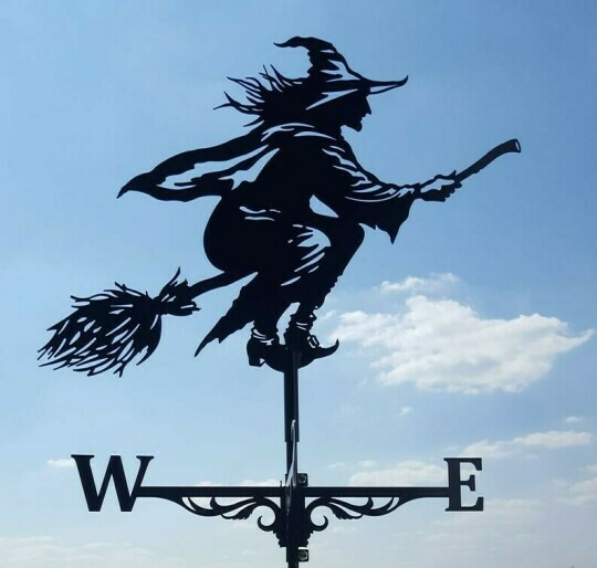 Windwijzer Tuin RVS Draaiend Decoratief Weervaan Silhouet Tuindecoratie Weerbestendig Buiten | Sansoti