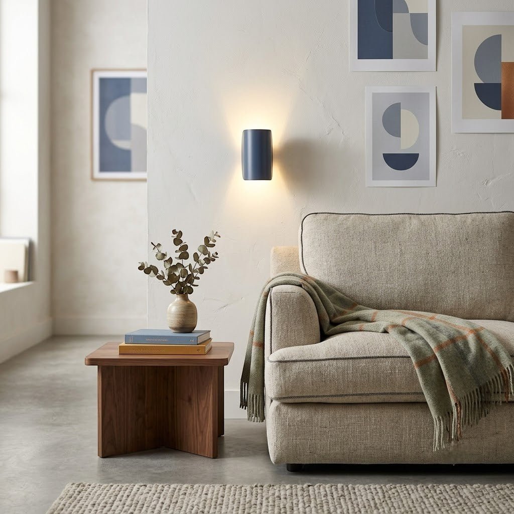 Aluminium-Wandleuchte Schwenkbar Oben Unten LED-G4-Fassung Schwarz Weiß Rot Marineblau Moderne Wandbeleuchtung | Sansoti