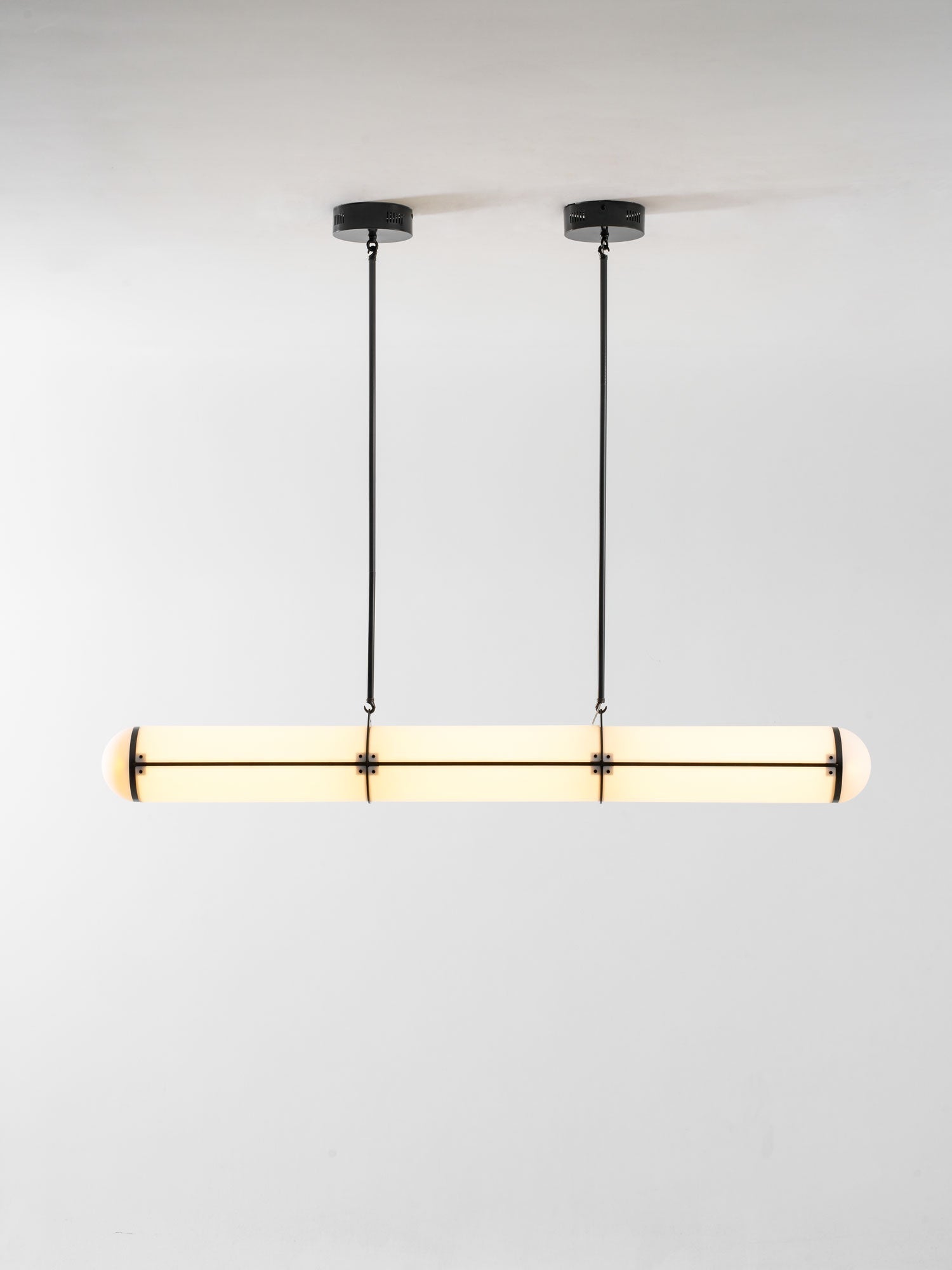 Eindloze Cilindrische Hanglamp Moderne Lineaire Verlichting voor Eettafel en Woonkamer Geïntegreerde LED Zwevende Lichtlijn Architectonische Verlichting | Sansoti