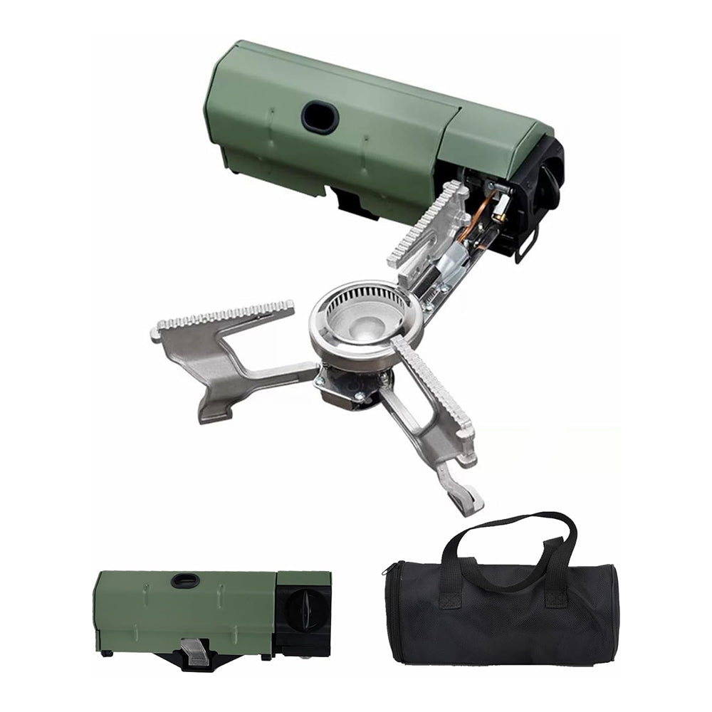Draagbaar Campingfornuis voor Warme Maaltijden Onderweg – Compact en Opvouwbaar Kookstel – Ideaal voor Kamperen Wandelen Picknick – Aluminium Butaan Propaan Camping Kooktoestel | Sansoti