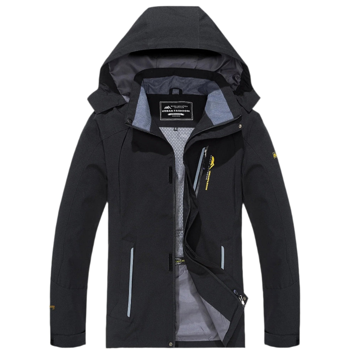Waterproof Outdoor Jacket for Men, Windproof, Breathable, Hiking Jacket, Functional Outdoor Trekking, Multiple Colors, S-4XL | Sansoti