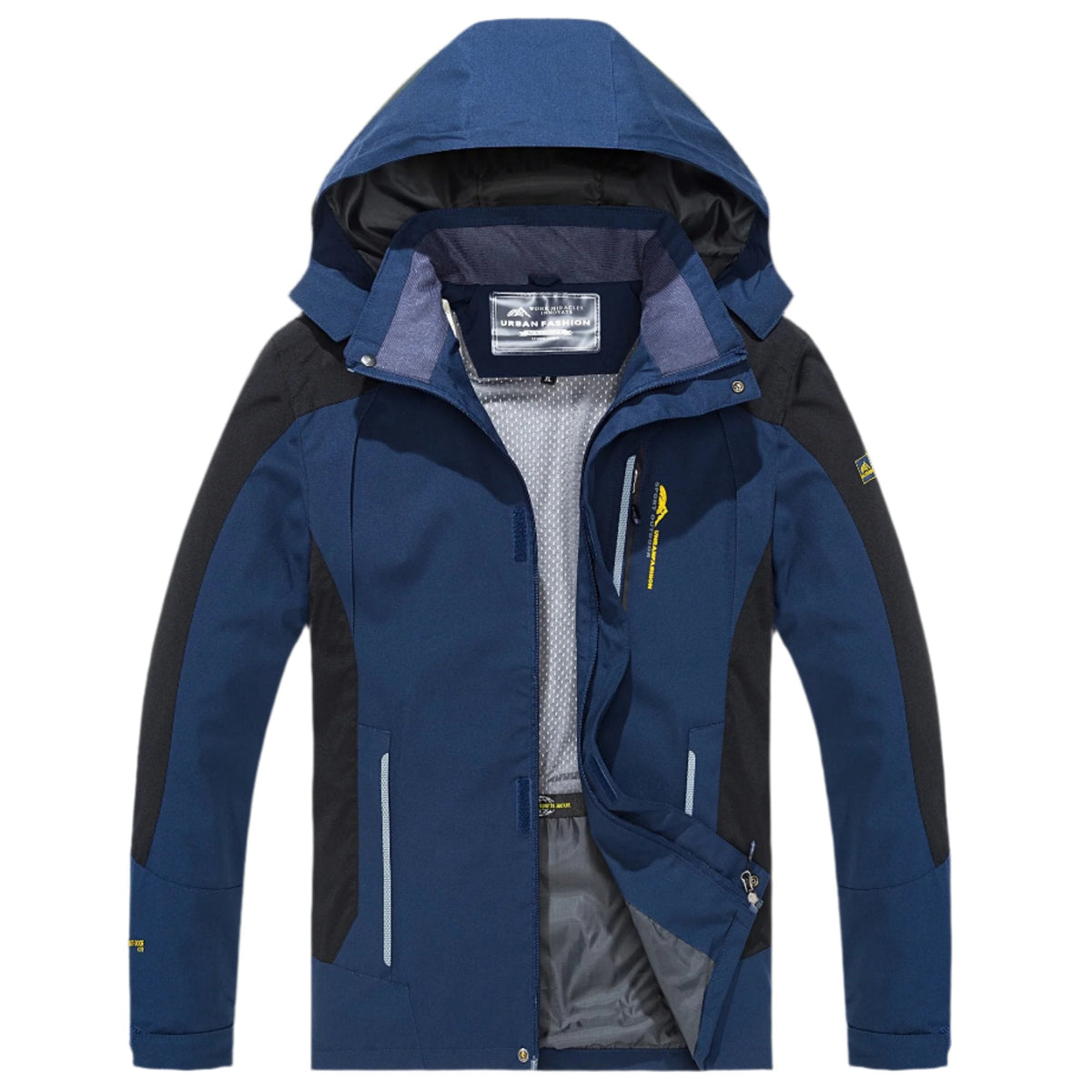 Waterproof Outdoor Jacket for Men, Windproof, Breathable, Hiking Jacket, Functional Outdoor Trekking, Multiple Colors, S-4XL | Sansoti
