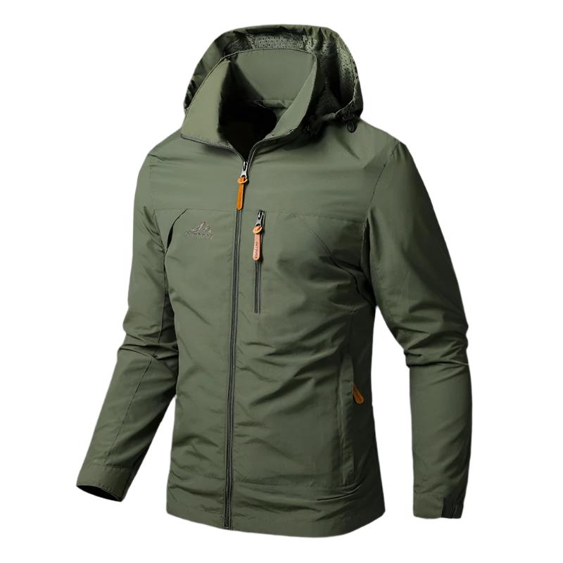 Weatherproof Men's Jacket for Outdoor – Wind and Waterproof – All-Weather Protection | Sansoti