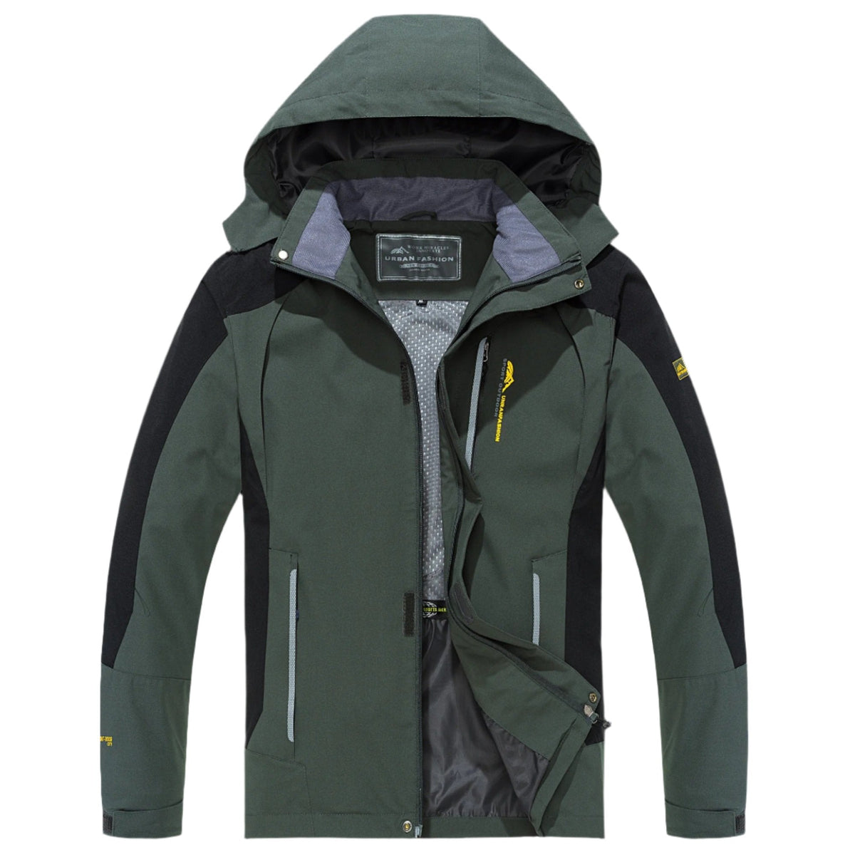 Waterproof Outdoor Jacket for Men, Windproof, Breathable, Hiking Jacket, Functional Outdoor Trekking, Multiple Colors, S-4XL | Sansoti
