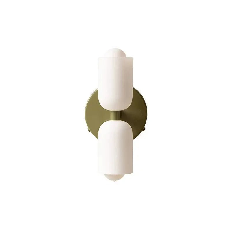 Moderne Wandlamp met Kleurrijke Kap – Glazen Lichtpunt voor Levendige Ruimtes | Sansoti