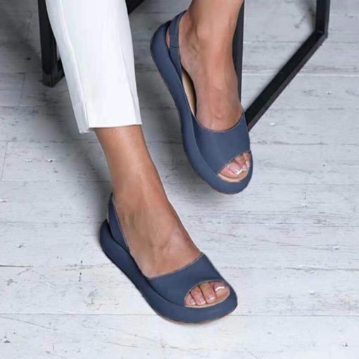 Platte Damessandalen Lente-Zomer Open Teenmodel Casual Teenslippers Comfortabel Schoeisel Strandschoenen | Sansoti