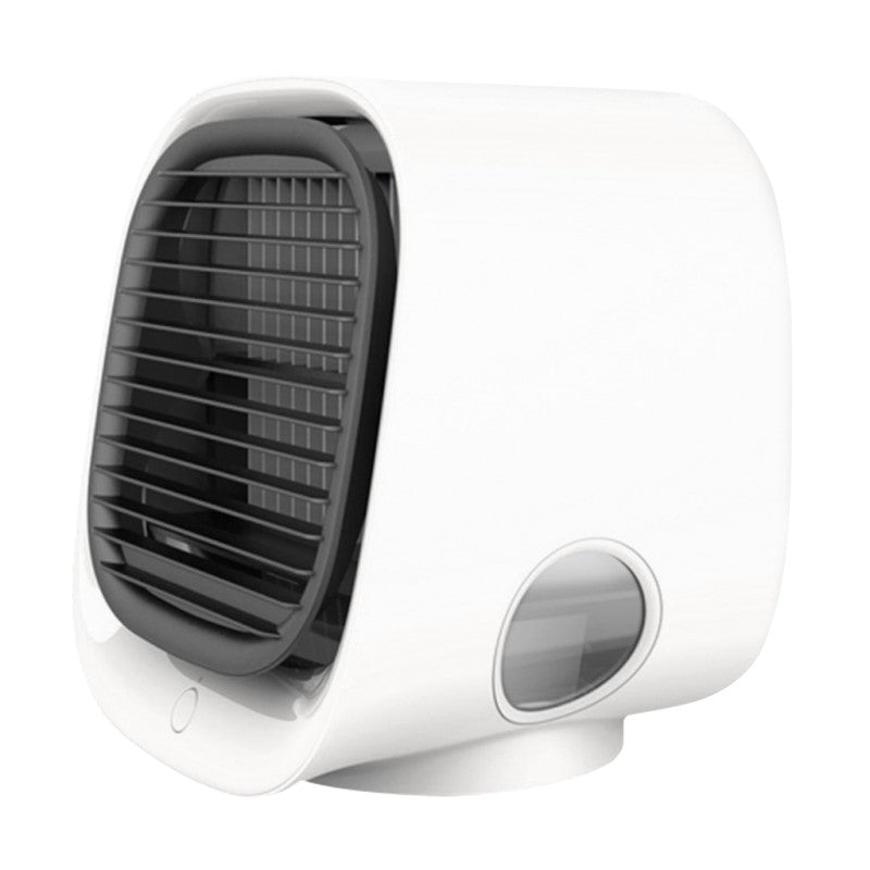 Compacte Luchtkoeler 2-in-1 | USB Airco met Luchtbevochtiger en LED-verlichting voor Slaapkamer Kantoor | Sansoti
