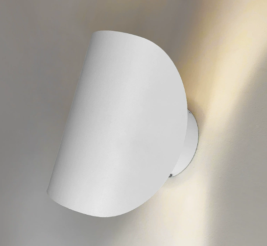 Aluminium-Wandleuchte LED Up Down Innen- und Außenbeleuchtung Warmes Licht 3000K 408 Lumen 6W Modernes Design IP65 | Sansoti