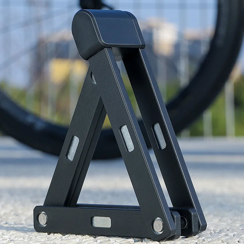Opvouwbaar Fietsslot Gelegeerd Staal 95cm Anti-Zaag Bescherming Universeel Montagesysteem Compact Veilig | Sansoti