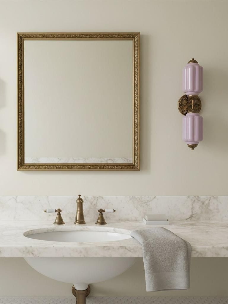 Vintage Glazen Wandlamp Horizontaal Model Eloise Lichtbron voor Woonkamer en Gang | Sansoti