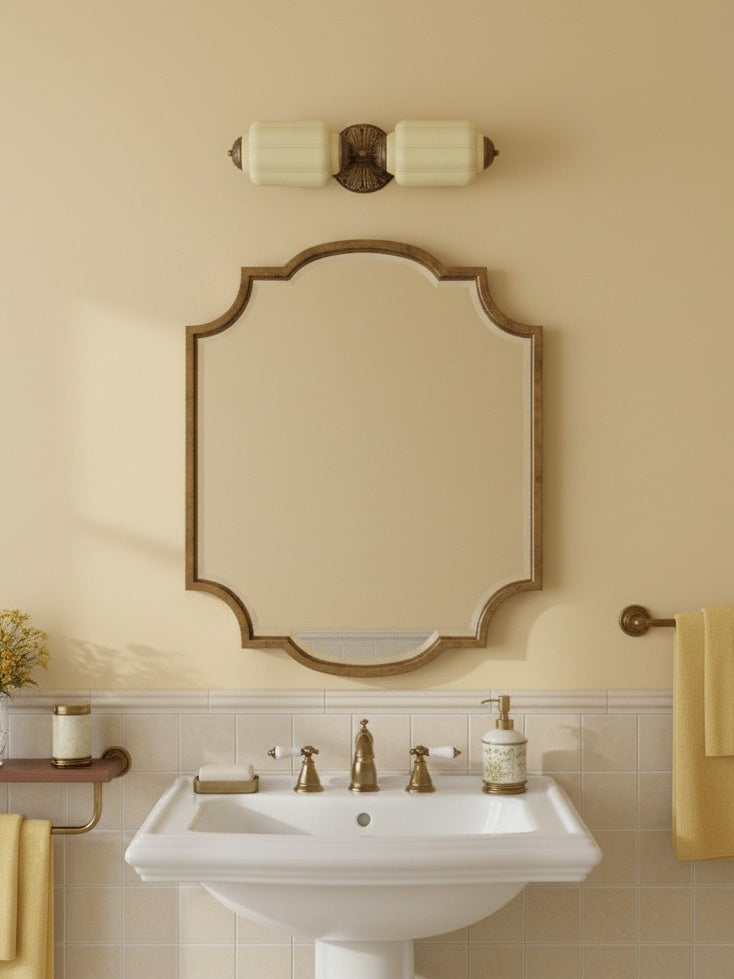 Vintage Glazen Wandlamp Horizontaal Model Eloise Lichtbron voor Woonkamer en Gang | Sansoti