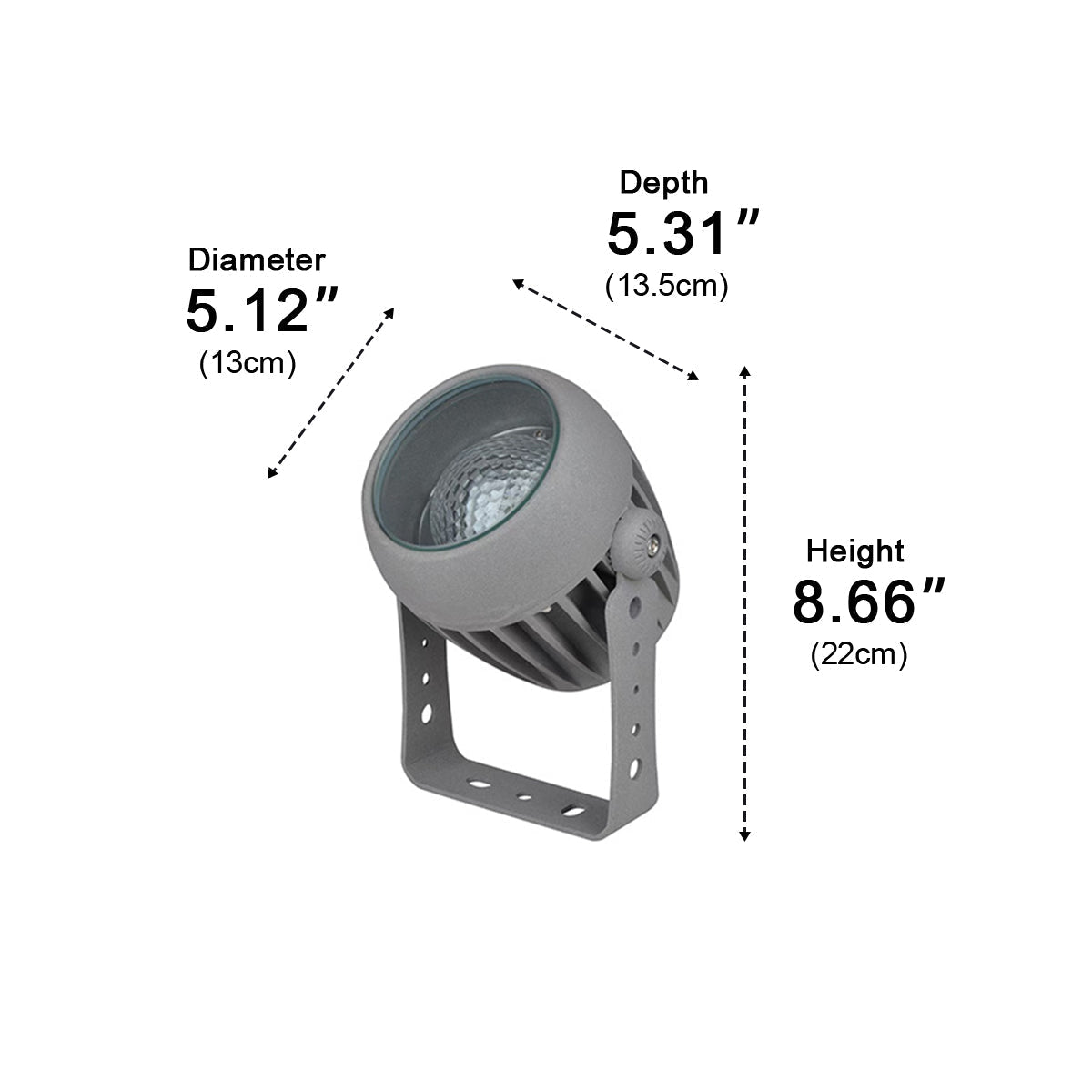 Zewnętrzna lampa projekcyjna 3D z efektem fal na wodzie, reflektor ogrodowy, nastrojowe oświetlenie, IP65, oświetlenie ścienne, wodoodporna, 24W-48W | Sansoti