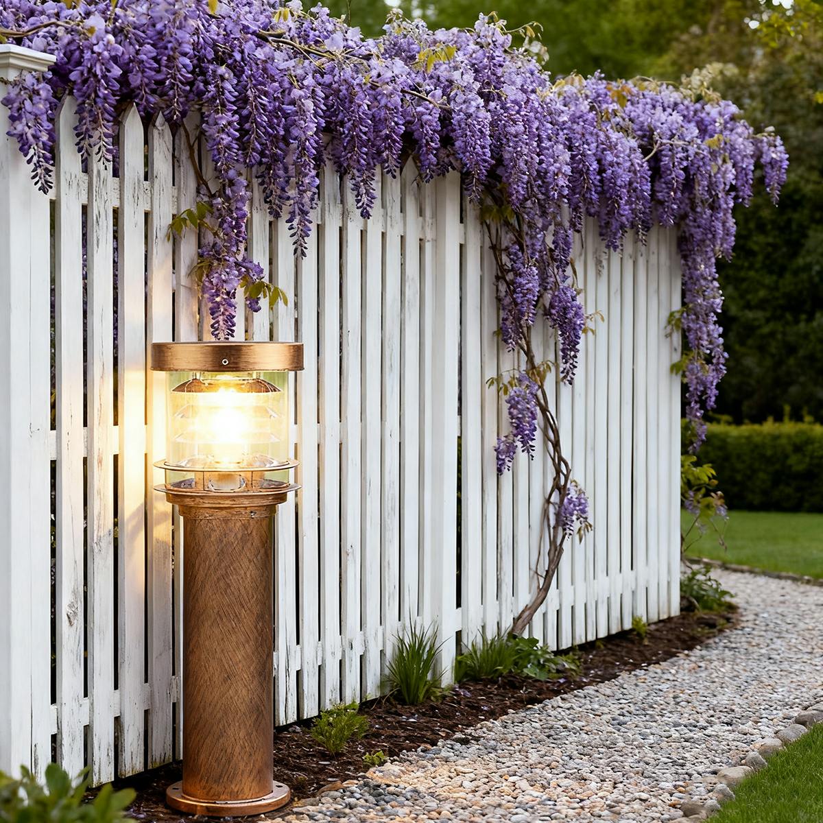 Moderne Waterdichte Buitenlamp Paal Cilinder Led Tuinverlichting IP65 Voor Oprit Pad En Terras | Sansoti