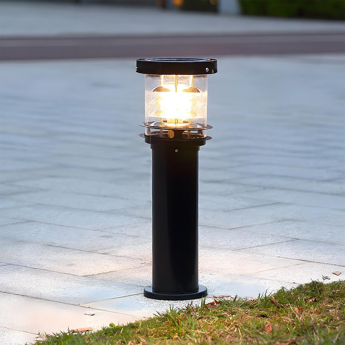 Moderne Waterdichte Buitenlamp Paal Cilinder Led Tuinverlichting IP65 Voor Oprit Pad En Terras | Sansoti