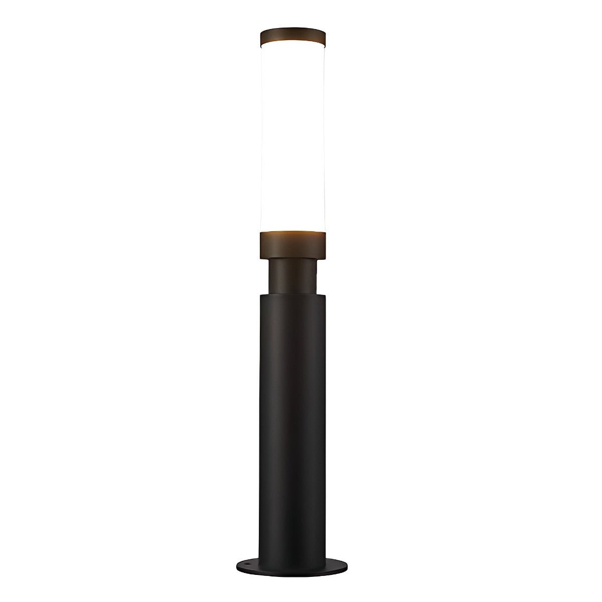 Gartenpfosten Lampe Aluminium Schwarz 6W IP55 Gartenweg Beleuchtung Stehende Außenlampe Sockel Pfostenbeleuchtung Einfahrt Innenhof | Restfield