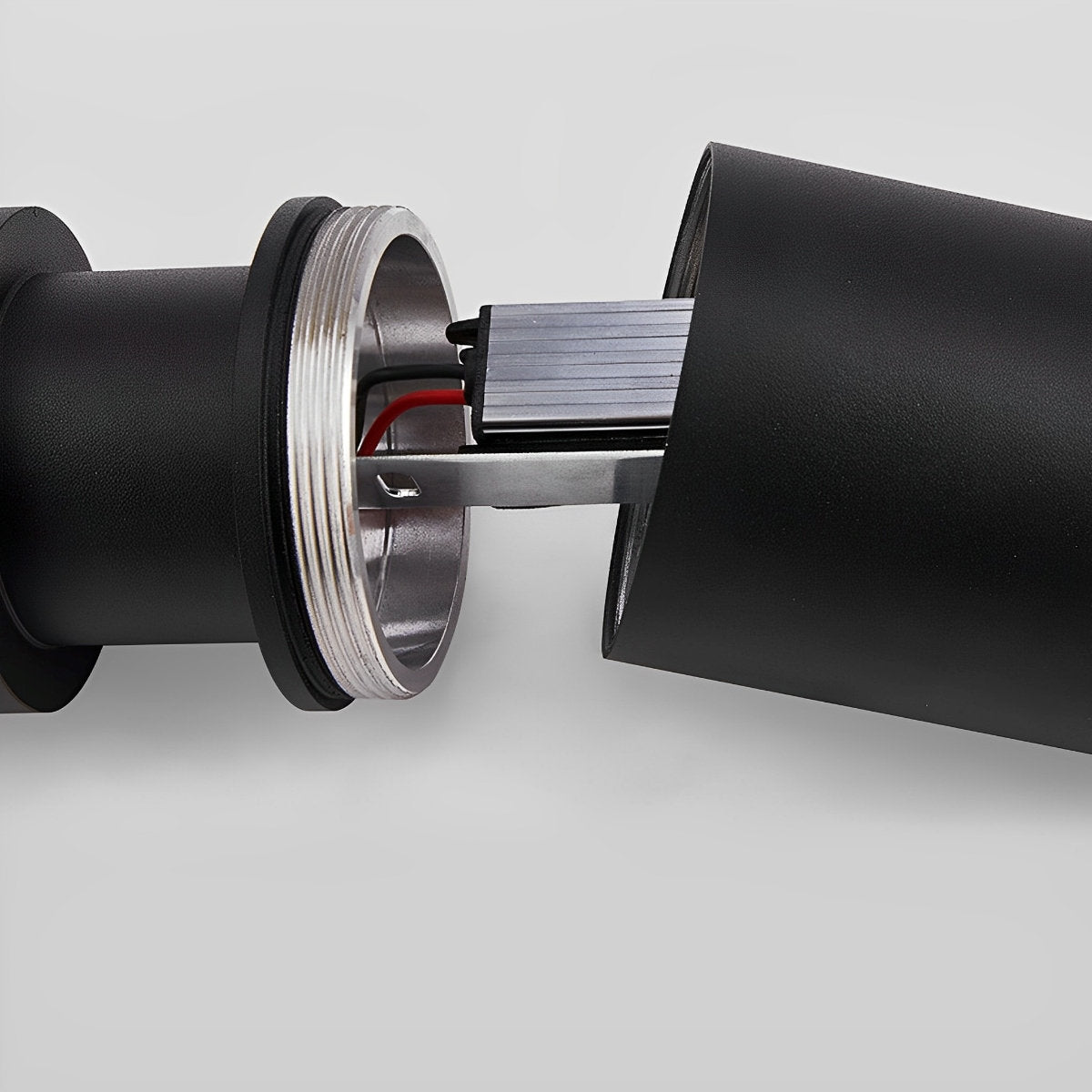 Gartenpfosten Lampe Aluminium Schwarz 6W IP55 Gartenweg Beleuchtung Stehende Außenlampe Sockel Pfostenbeleuchtung Einfahrt Innenhof | Restfield
