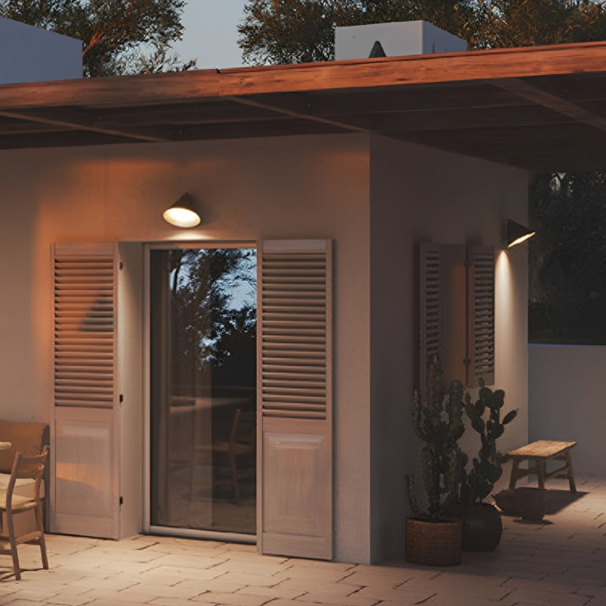Außenwandleuchte LED Wasserdicht Glockenform Metall Acryl 3000K IP54 Anthrazit Gold Veranda Haustür Außenbeleuchtung | Sansoti