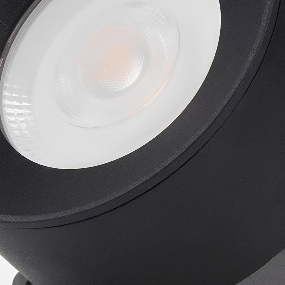 Applique murale extérieure LED réglable ronde noire étanche IP65, éclairage pour véranda, jardin et terrasse, orientable à 360° | Sansoti