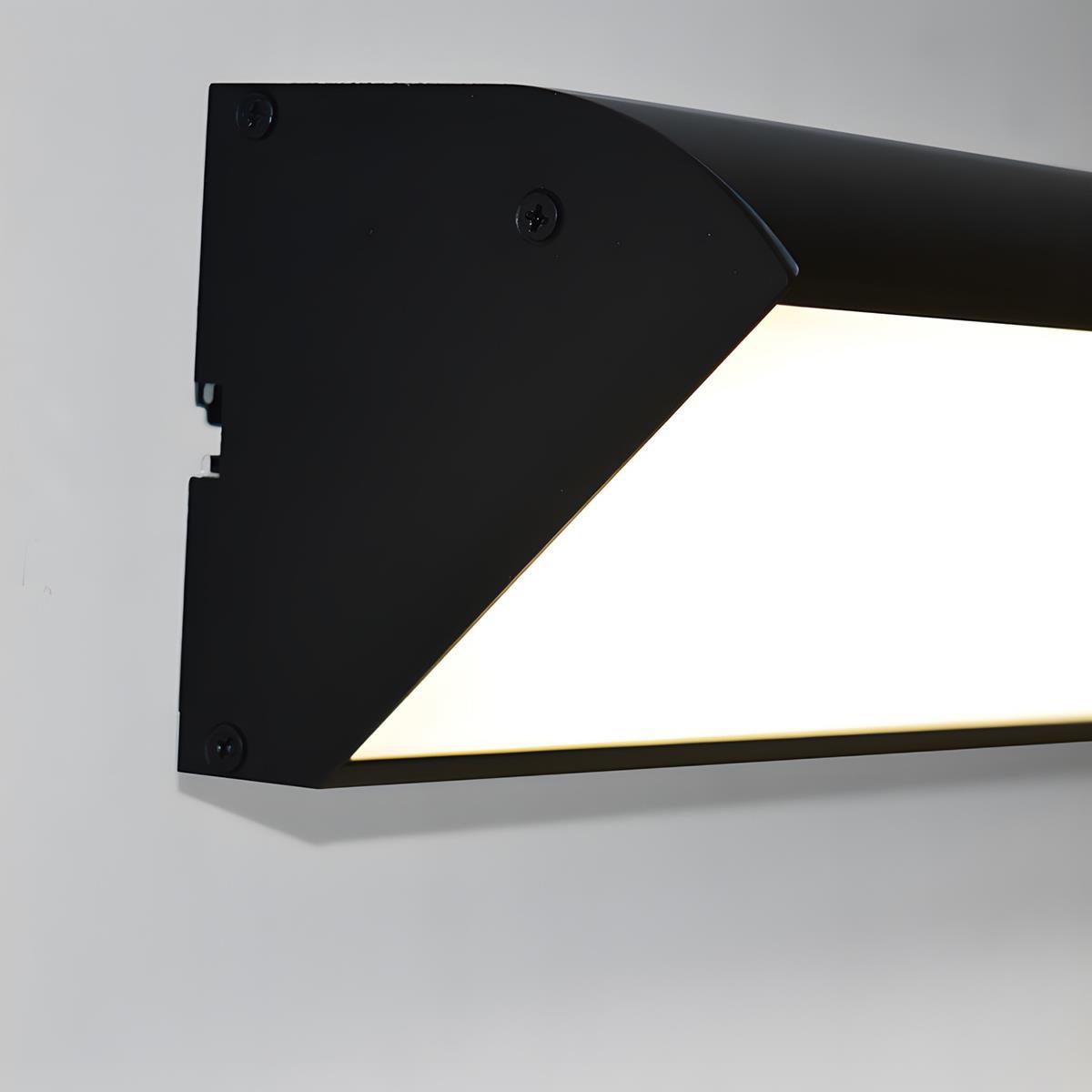 Waterdichte Buitenwandlamp LED Aluminium Zwart Verstelbaar Licht voor Gevel Veranda Tuin Tuinverlichting | Sansoti