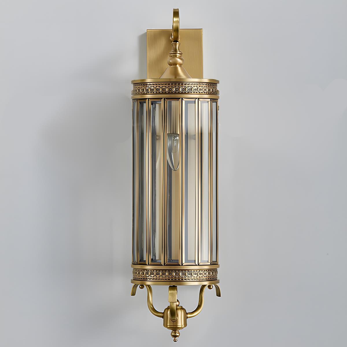 Wasserdichte Vintage-Wandleuchte für den Außenbereich mit Mid-Century-Design und warmweißem LED-Licht | Restfield