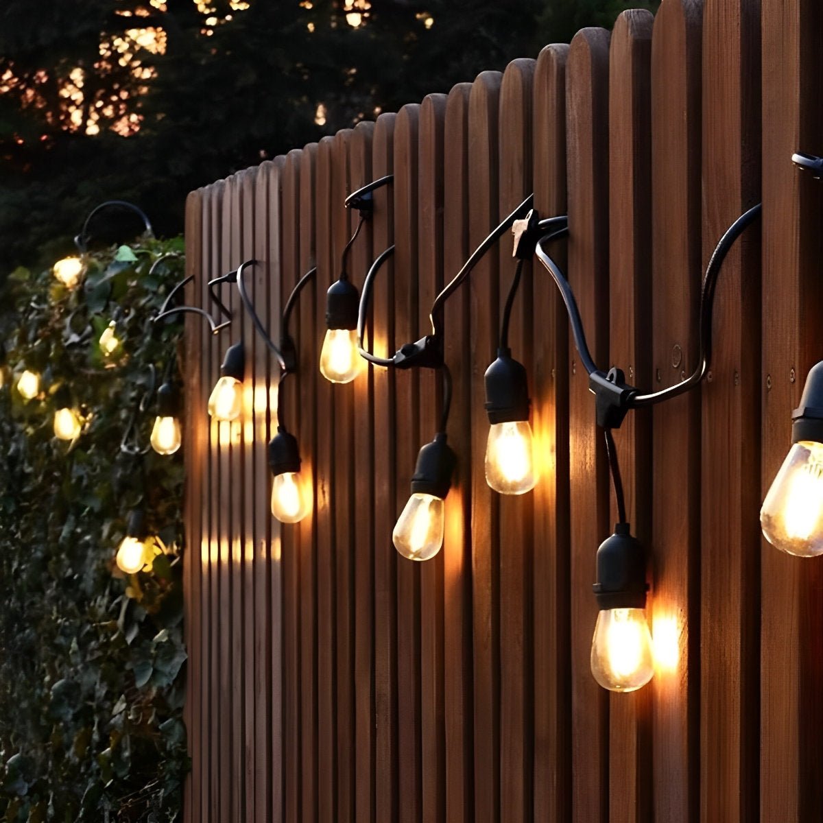 Guirlande lumineuse LED extérieure étanche, 10-30 ampoules, éclairage d’ambiance rétro pour jardin, terrasse et balcon, IP55, intensité réglable, éclairage de fête | Sansoti
