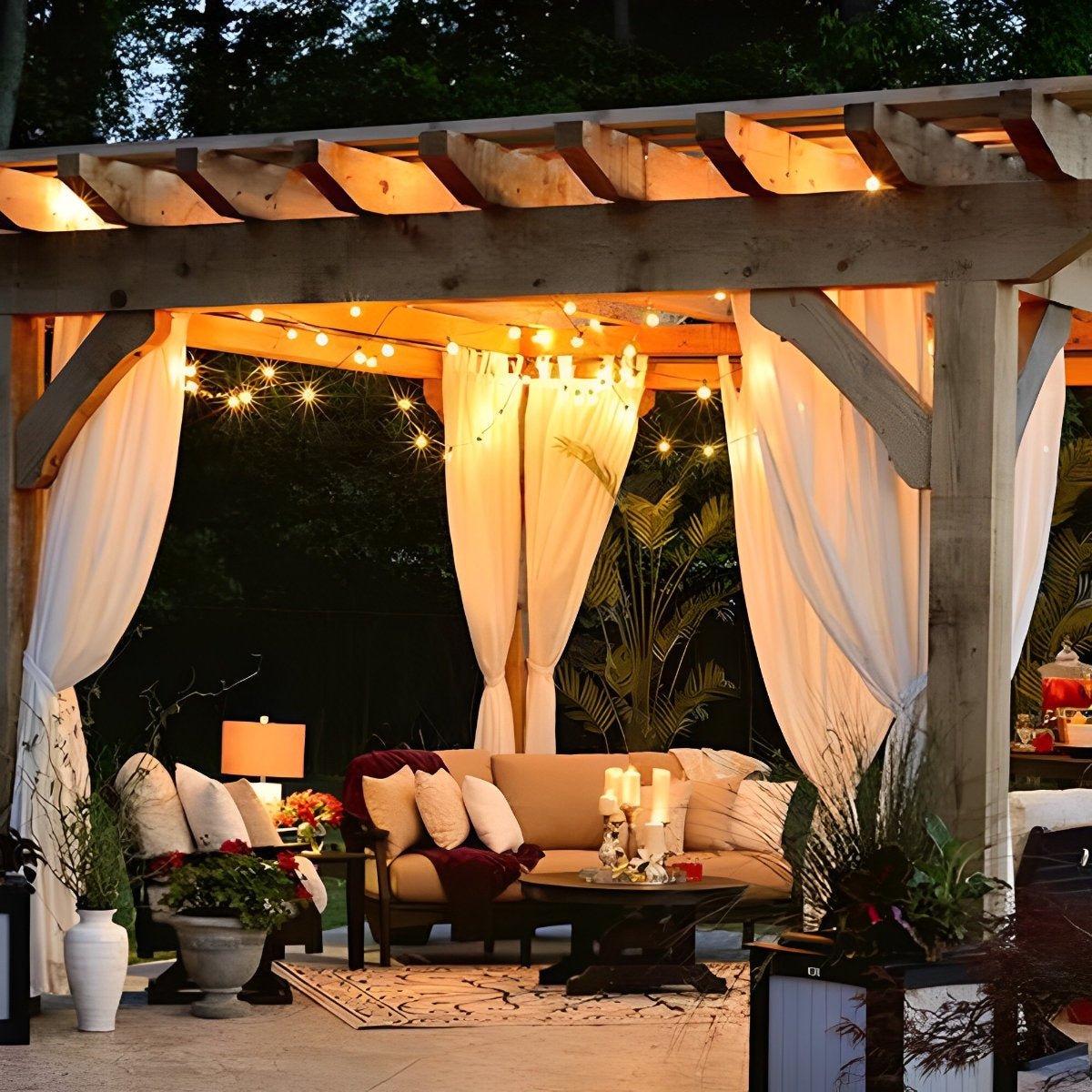 Guirlande lumineuse LED extérieure étanche, 10-30 ampoules, éclairage d’ambiance rétro pour jardin, terrasse et balcon, IP55, intensité réglable, éclairage de fête | Sansoti