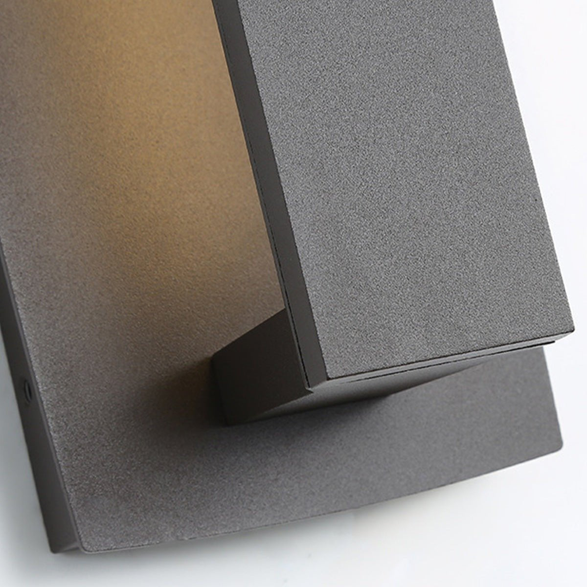 Rectangular Outdoor Wall Lamp LED Black Aluminum IP54 Waterproof Modern Design for Veranda Patio and Garden | Sansoti